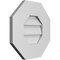 Ekena Millwork Octagonal Surface Mount PVC Gable Vent: Non-Functional, w/ 3-1/2"W x 1"P Standard Frame, 14"W x 14"H GVPOC14X1401SN - alternate 2